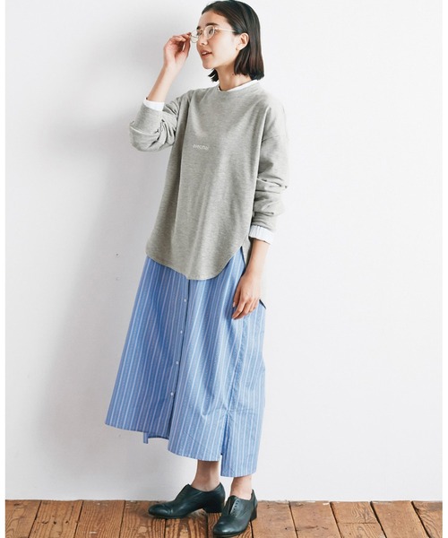 佐藤かなアヴェクモワ　コットンワンピースネイビー 美品 avecmoi ワンピース 「佐藤かなさんプロデュース」 アヴェクモワ