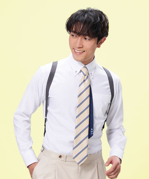 Disney ディズニー 形態安定ノーアイロン ボタンダウン 長袖ビジネスワイシャツ Zozotown Yahoo 店 通販 Yahoo ショッピング