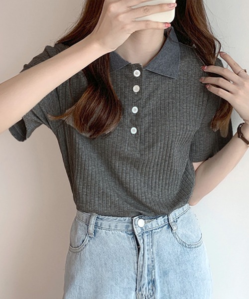 レナ ショートスリーブ ポロシャツ F8684 LACOSTE＞ショートスリーブ クロップド ポロシャツ｜グリーン
