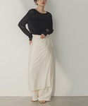 tシャツ 入学式 クルーネック シアートップス...の詳細画像3