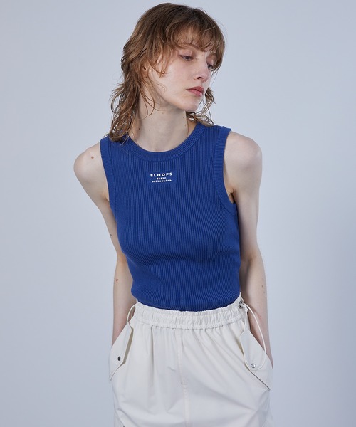 【未着用】YELLOSHOES タンクトップ ノースリーブ 白 ノベルティー KOEISTORE タンクトップ レディース 春 夏 春夏 白 黒