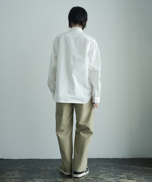 トップス Ryu RYU シャツ shawl collar over shirt メンズ レディース