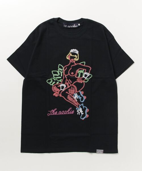 tシャツ 「THE nookie  ×はらわた ちゅん子」 SKATE LADY TEE レディース メンズ