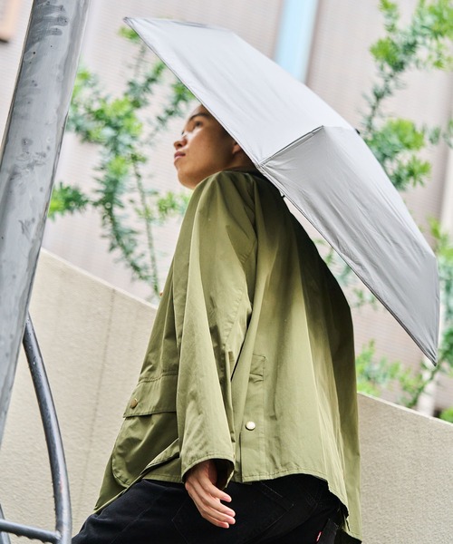 kiu×ELNEST umbrella 傘　折りたたみ KiU 折りたたみ傘 つゆ先がない安全傘 アメニモマケズ，ハレ