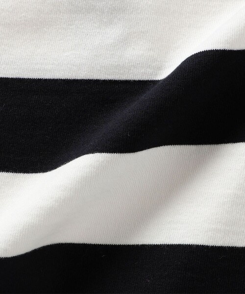 【シップス　ウィメン】【SHIPS別注】SPORT CLAD:〈洗濯機可能〉ボーダー ショート ラガー シャツ シップス SHIPS 【SHIPS別注】SPORT CLAD:〈洗濯機可能