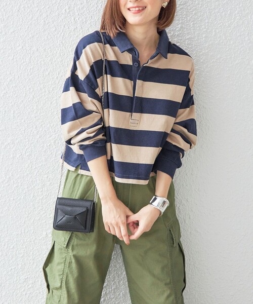 最終限定TRADITIONAL WEATHERWEAR Plage別注ボーダー SHIPS tシャツ 「SHIPS別注」SPORT CLAD:「洗濯機可能」ボーダー