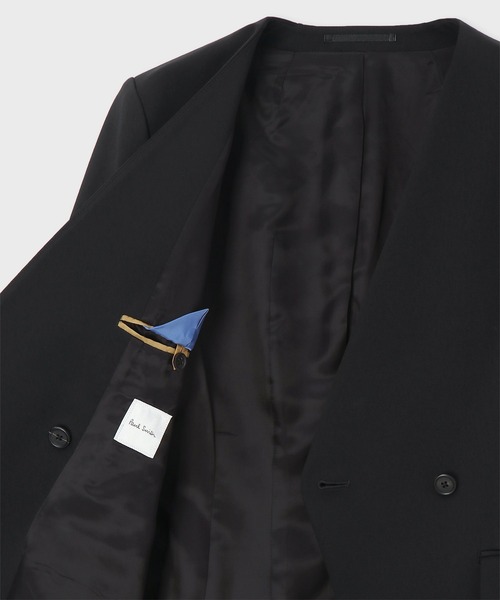 Paul Smith ネイビーグレー ジャケット Paul Smith（ポールスミス）の「シルクカラーネップ 2B