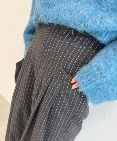 STELLA FISH スラックス パンツ Twill Pocket Tuck Pants レディース