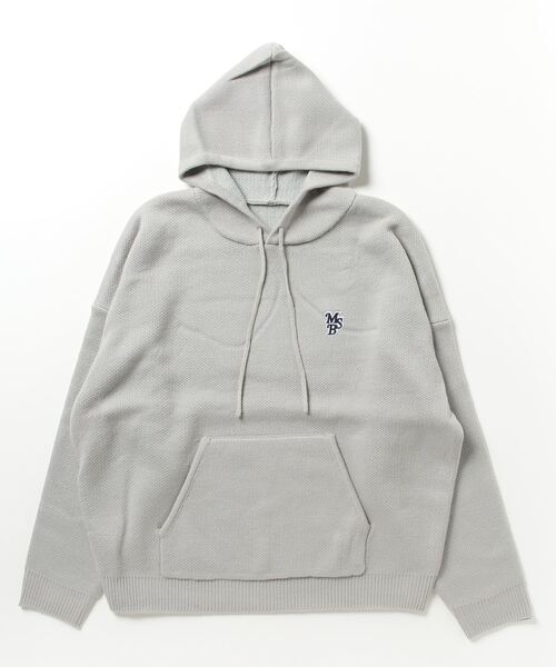 My Sugar Babe（マイシュガーベイブ） パーカー MSB knit logo hoodie