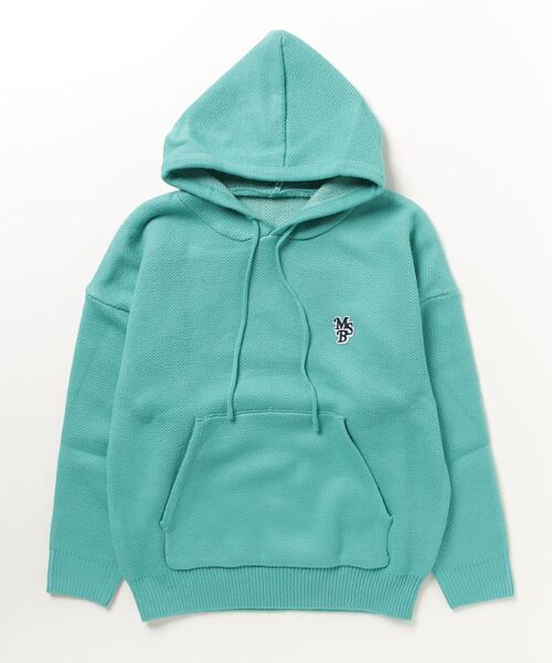 My Sugar Babe（マイシュガーベイブ） パーカー MSB knit logo hoodie