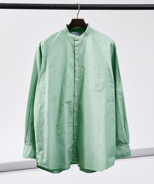 INDIVIDUALIZED SHIRTS バンドカラーシャツ 15-32 INDIVIDUALIZED SHIRTS(インディビジュアライズドシャツ) バンド