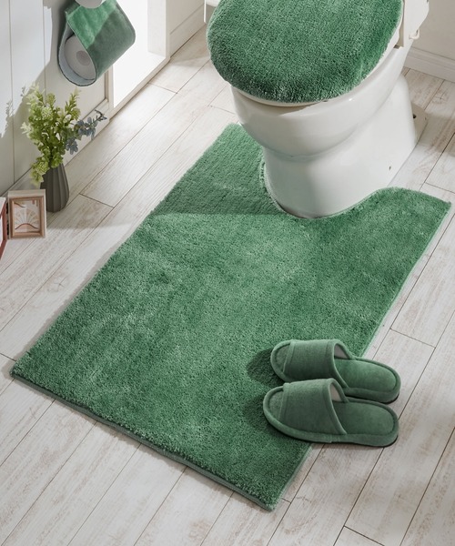 値下げ！ヨッシースタンプ ロング枕、ルームウェア、バスマット、トイレマット iellio バス トイレ 「ロングマット」ふわふわマイクロ素材のトイレ