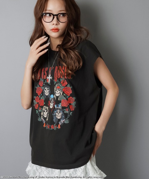SPINNS tシャツ バンドTシャツ/Guns N' Roses/Metallica/Sex