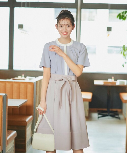 DRESCCOリボン付きフレアスカートドレス DRESCCO-デザイナーズ子供ドレス・キッズフォーマル専門店(結婚式
