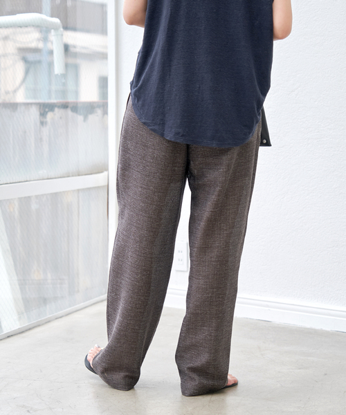 Spick＆Span パンツ リネンライクカラミパンツ レディース