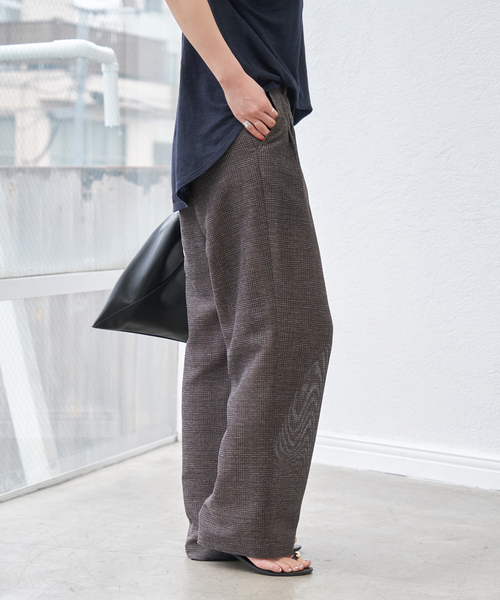 Spick＆Span パンツ リネンライクカラミパンツ レディース