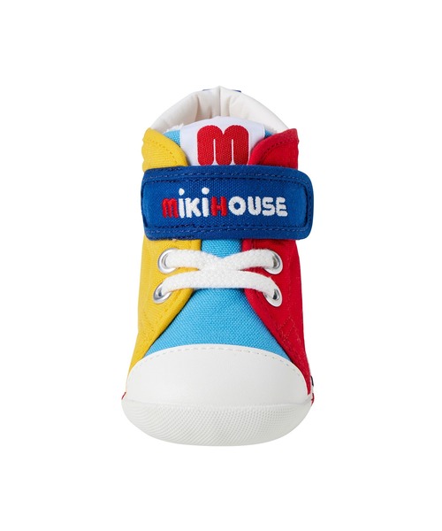 MIKI HOUSE ベビーシューズ ロゴファーストベビーシューズ