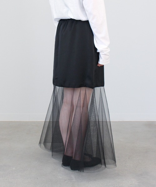 Mardi チュールスカート　値下げはコメントでお願いします CORNERS スカート チュールティアードスカート : ZOZOTOWN Yahoo