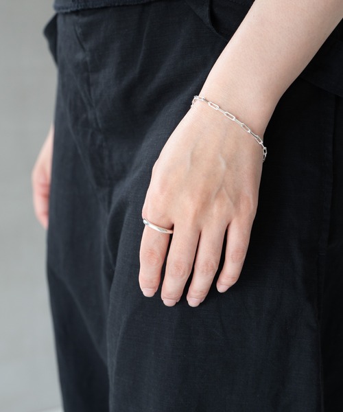 SENTI（センティ） ブレスレット FINE AZUKI CHAIN BRACELET SV アズキ