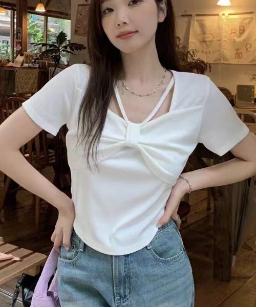 tシャツ A.N.L テープモチーフ半袖Ｔシャツ レディース 26_000000021287.jpg?1681969003