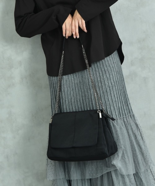 INTERPLANET ショルダーバッグ バッグ ナイロンチェーンBAG