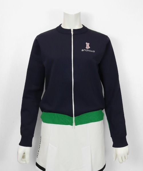 新品 archivio ブルゾン 38 archivio（アルチビオ） ブルゾン アウター 「LADIES」前後バイカラー