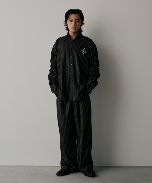 INTER FACTORY（インターファクトリー） ワイドパンツ スラックス