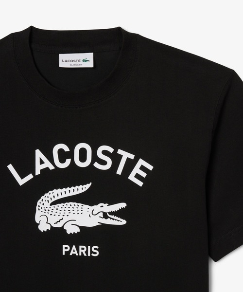 tシャツ ヘビーウェイト アーチネームカレッジロゴプリント 半袖Tシャツ メンズ レディース | LACOSTE | 07