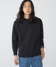 tシャツ SHIPS: 鹿の子 ダブルフェイス クルーネック ロングスリーブ Tシャツ (ロンT) メンズ｜ZOZOTOWN Yahoo!店