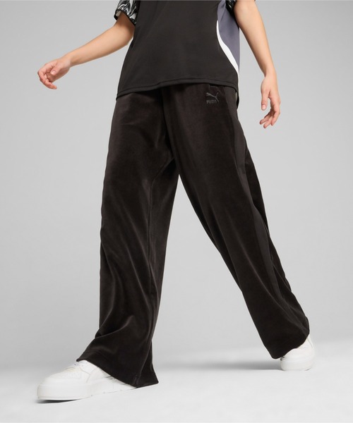 PUMA（プーマ） パンツ ユニセックス T7 オーバーサイズ ベロア