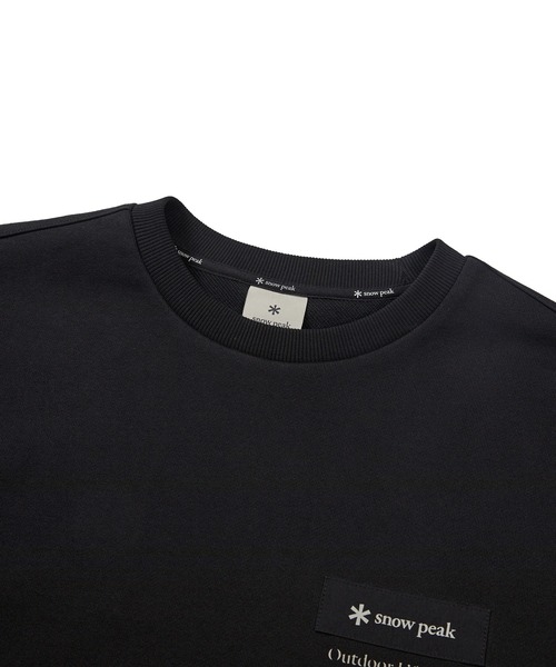 snow peak Root Woven パッチ スウェット 2colors snow peak Root Woven パッチ スウェット 2colors スウェット