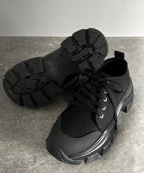 Java スニーカー 「JaVaコラボ」履くだけスタイルアップ！厚底