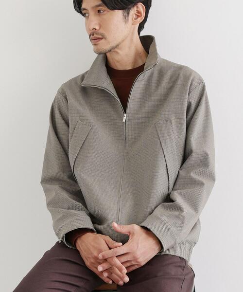 TAKEO KIKUCHI（タケオキクチ） ブルゾン アウター 千鳥格子 ジップ