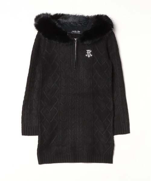 TRAVAS TOKYO【トラヴァストーキョー】BEAR FACES総柄ニット TRAVAS TOKYO（トラバス トウキョウ）の「クマデザイン総柄ニットソー