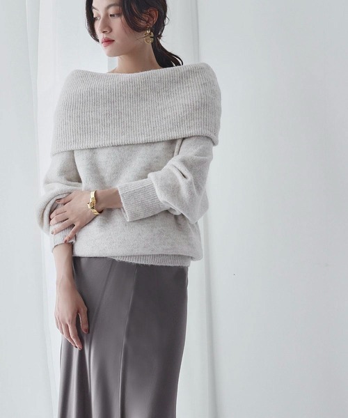 ストラ　今期オフショルニットプルオーバー　新品未使用 オフショルニットプルオーバー｜Stola.（ストラ）公式通販サイト