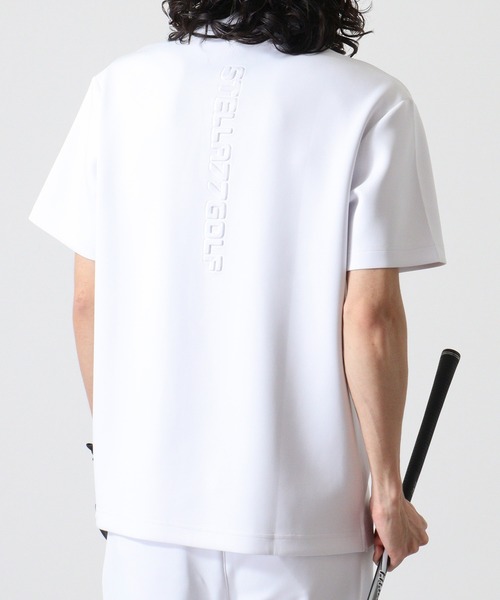 未使用品】1PIU1UGUALE3 GOLF モックネック ストレッチ 半袖T