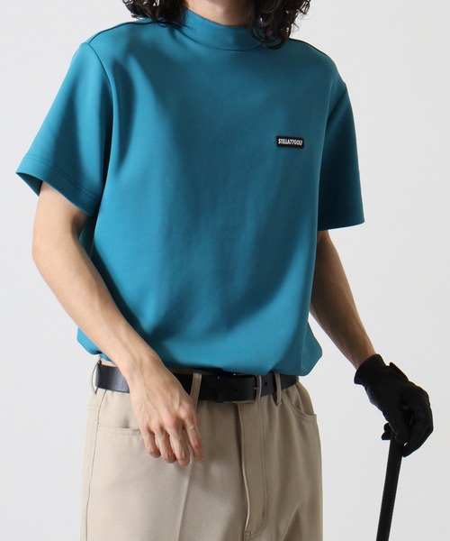 Malbon Golf PRESERVE HYBRID モックネック Tシャツ 半袖 2色 Malbon Golf PRESERVE HYBRID モックネック Tシャツ 半袖 2色