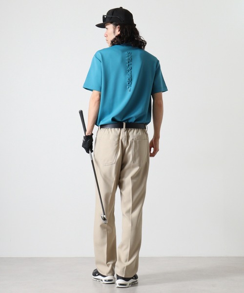 ちりあ　半袖モックネックシャツ 半袖tシャツ サイズ6 XL Tシャツ 半袖 モックネック ゴルフ メンズ カットソー インナー