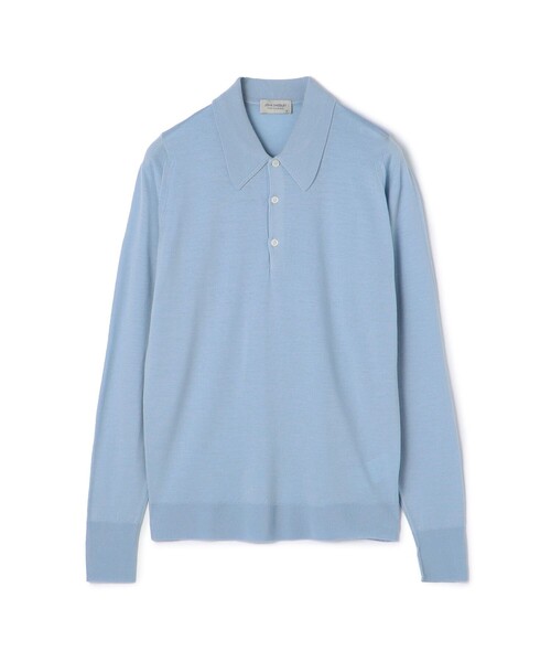 JOHN SMEDLEY DORSET 30Gウールニットポロ XSサイズ JOHN SMEDLEY（ジョンスメドレー） セーター ニット JOHN SMEDLEY 30G