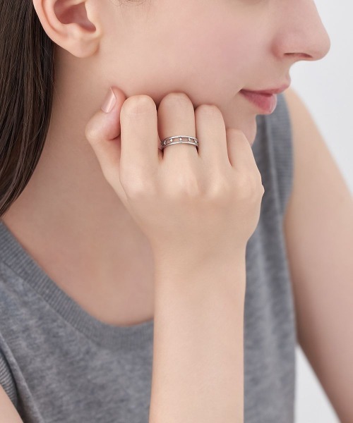 4℃（ヨンドシー） 指輪 リング シルバー リング レディース : ZOZOTOWN