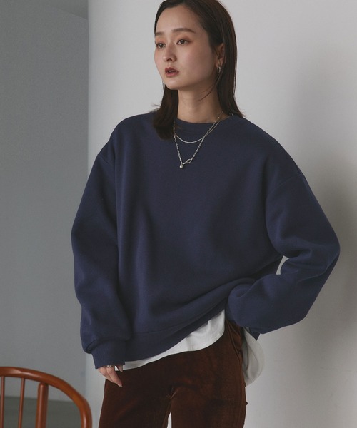 ad thie（アドティエ） トレーナー スウェット 裏起毛 ビッグプル