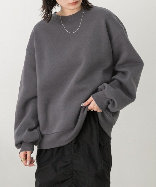 ad thie（アドティエ） トレーナー スウェット 裏起毛 ビッグプル