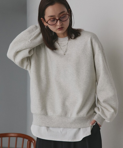 ad thie（アドティエ） トレーナー スウェット 裏起毛 ビッグプル