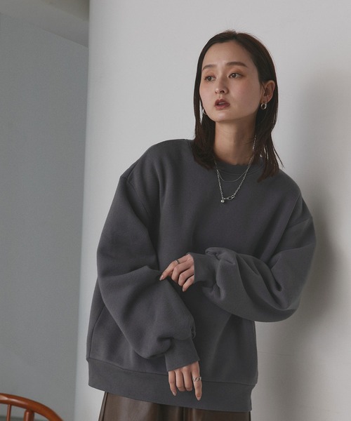 ad thie（アドティエ） トレーナー スウェット 裏起毛 ビッグプル