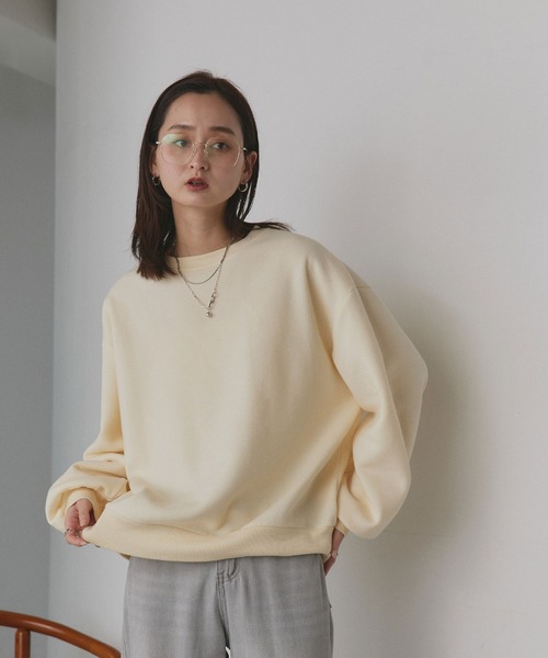 ad thie（アドティエ） トレーナー スウェット 裏起毛 ビッグプル