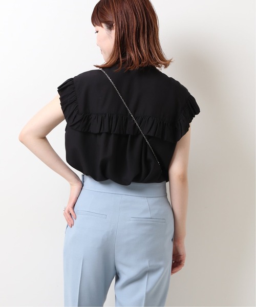 Spick＆Span 「Spick & Span」 半袖ブラウス - ネイビー