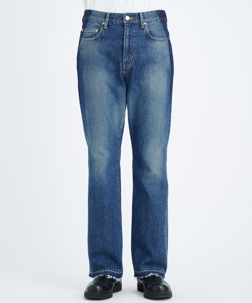 JieDa（ジエダ） ジーンズ USED FLARE DENIM PANTS メンズ : ZOZOTOWN
