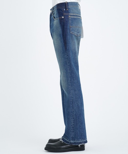 JieDa（ジエダ） ジーンズ USED FLARE DENIM PANTS メンズ : ZOZOTOWN