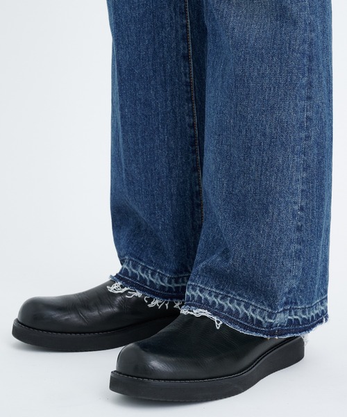 JieDa（ジエダ） ジーンズ USED FLARE DENIM PANTS メンズ : ZOZOTOWN