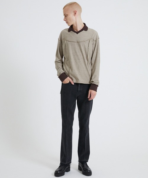 JieDa（ジエダ） ジーンズ USED FLARE DENIM PANTS メンズ : ZOZOTOWN